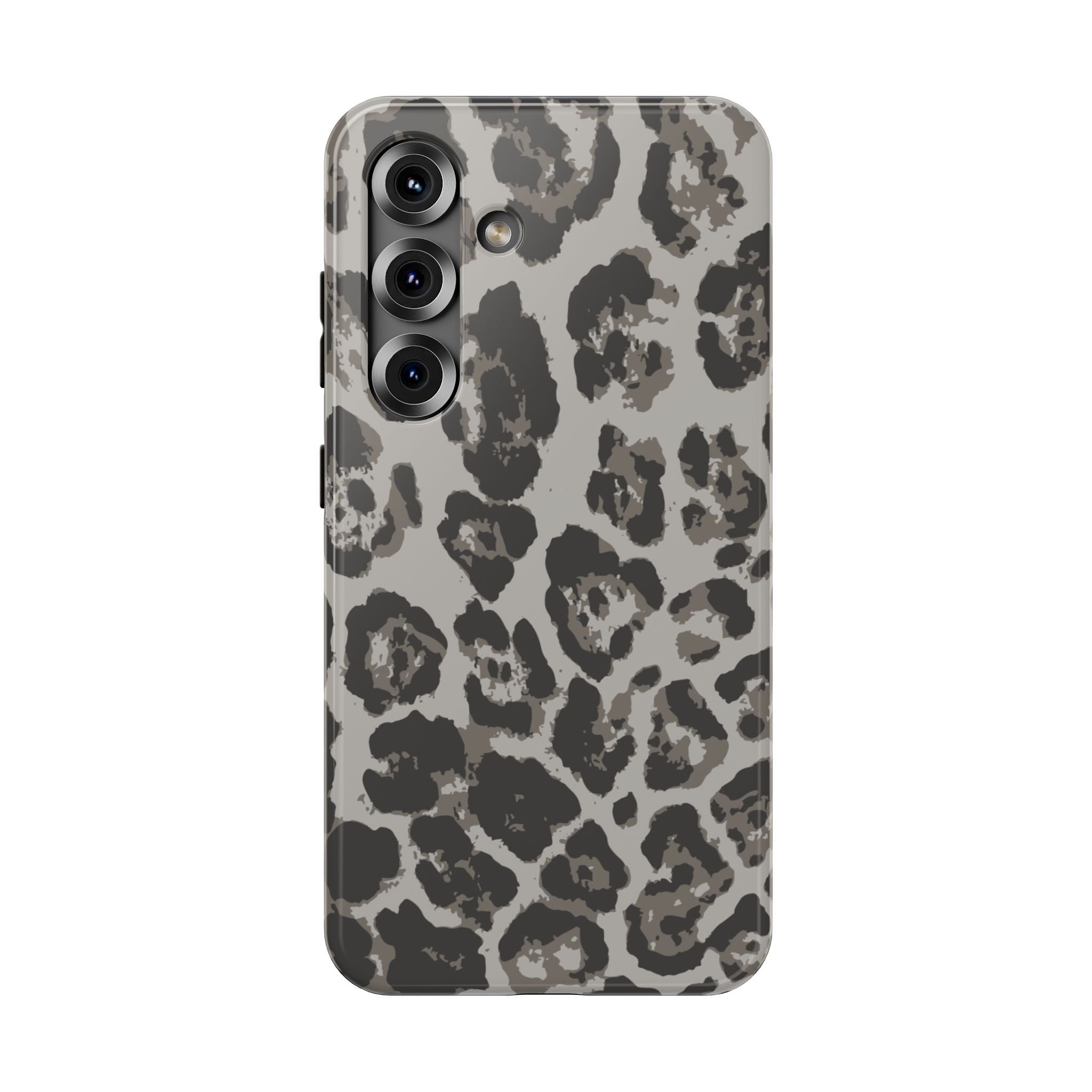 Grey Leopard Tough Samsung Case