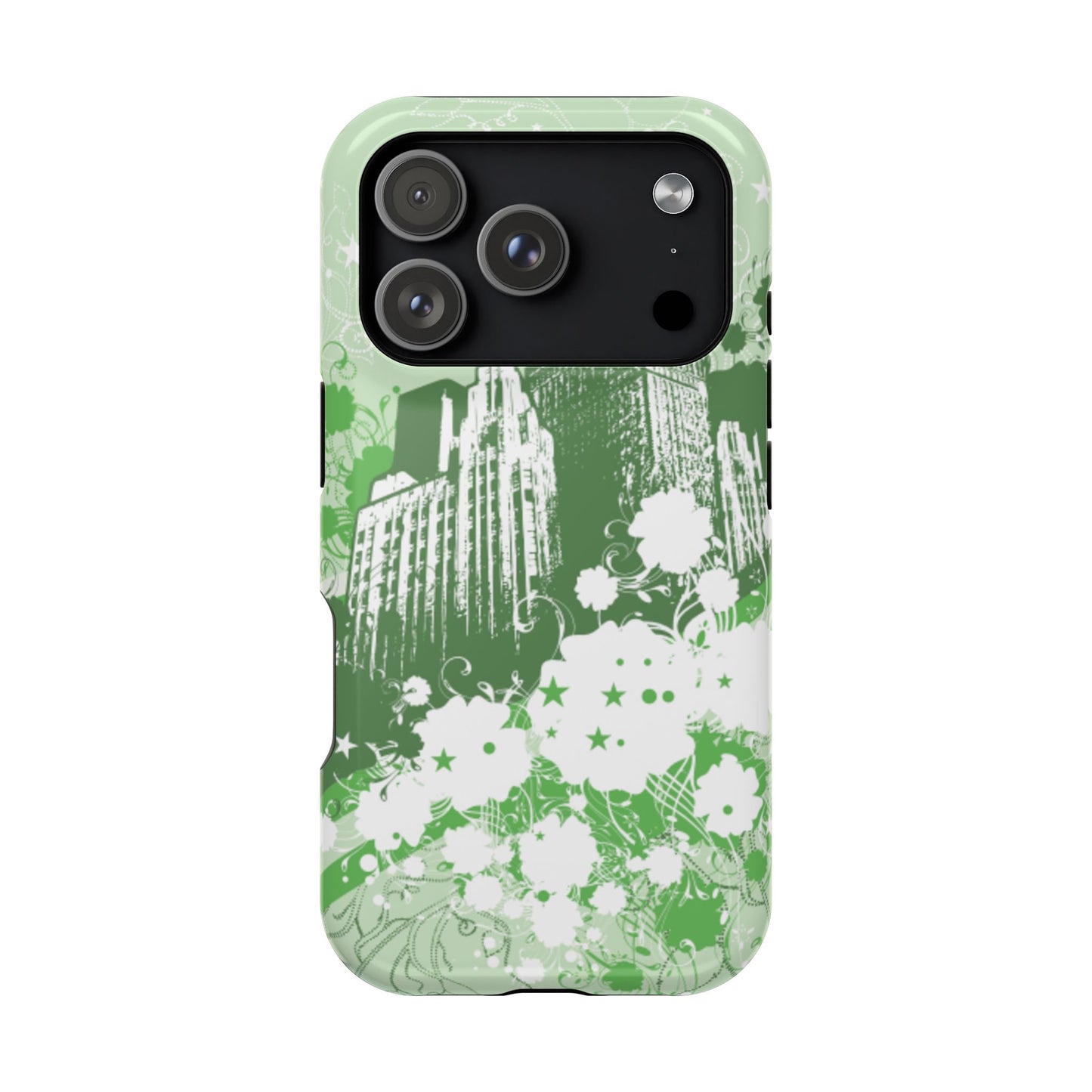 Green City Tough iPhone Case