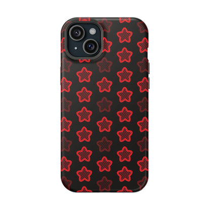 Red Stars Tough iPhone Case