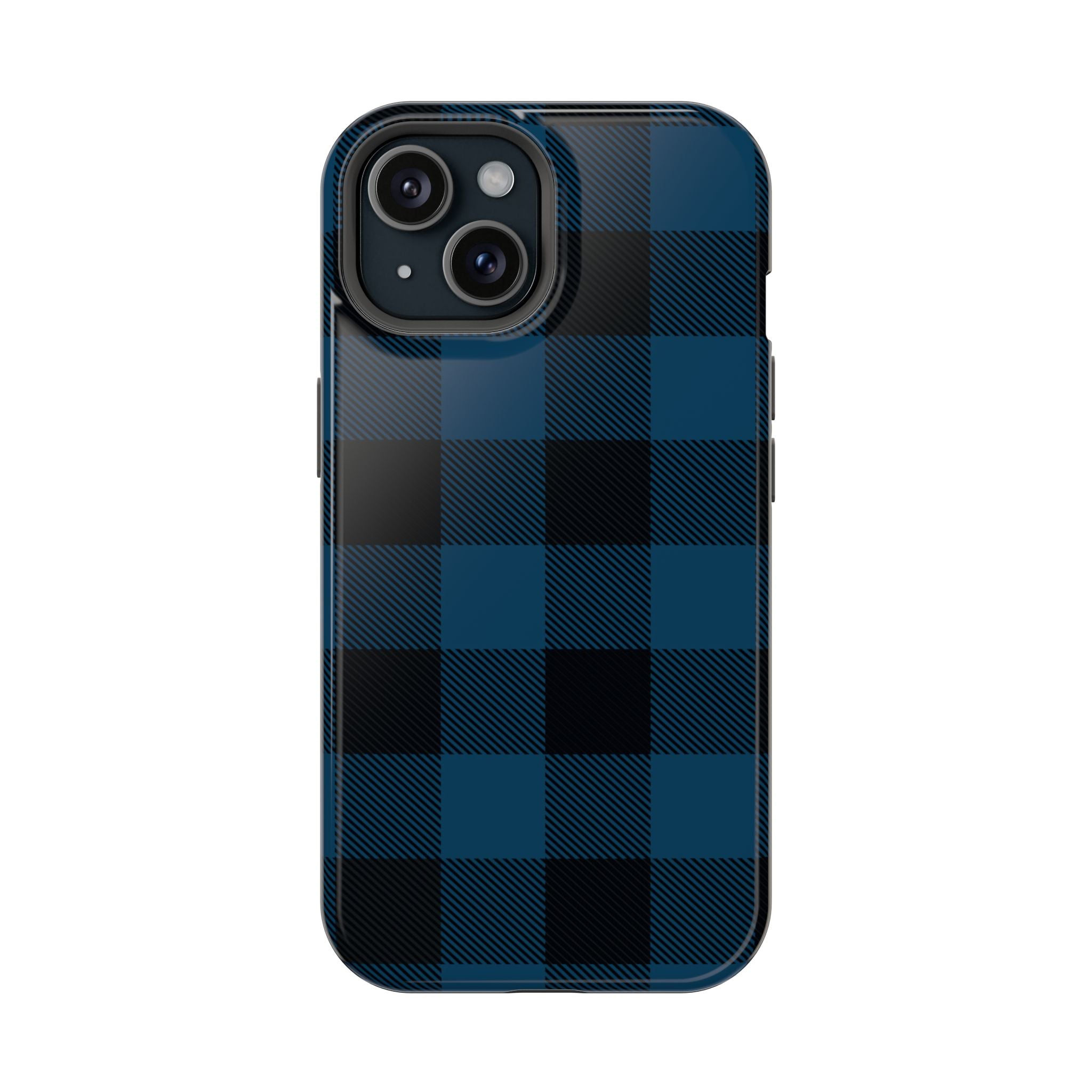 Blue Flannel Tough iPhone Case