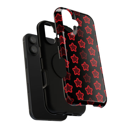 Red Stars Tough iPhone Case