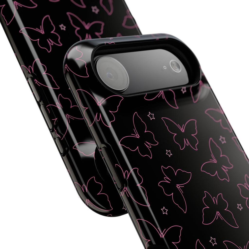 Midnight Flutter Tough iPhone Case