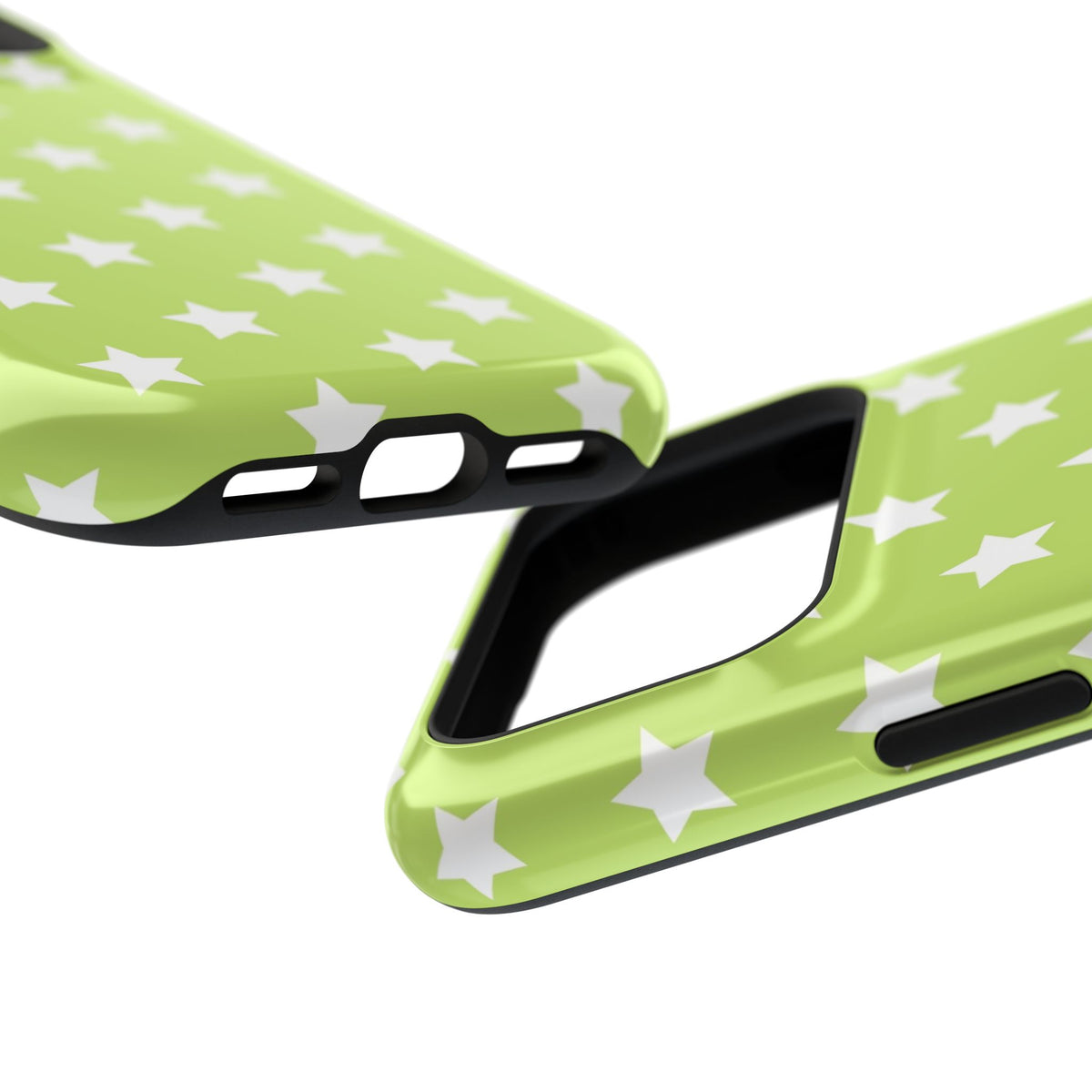 Green Stars MagSafe Tough iPhone Case
