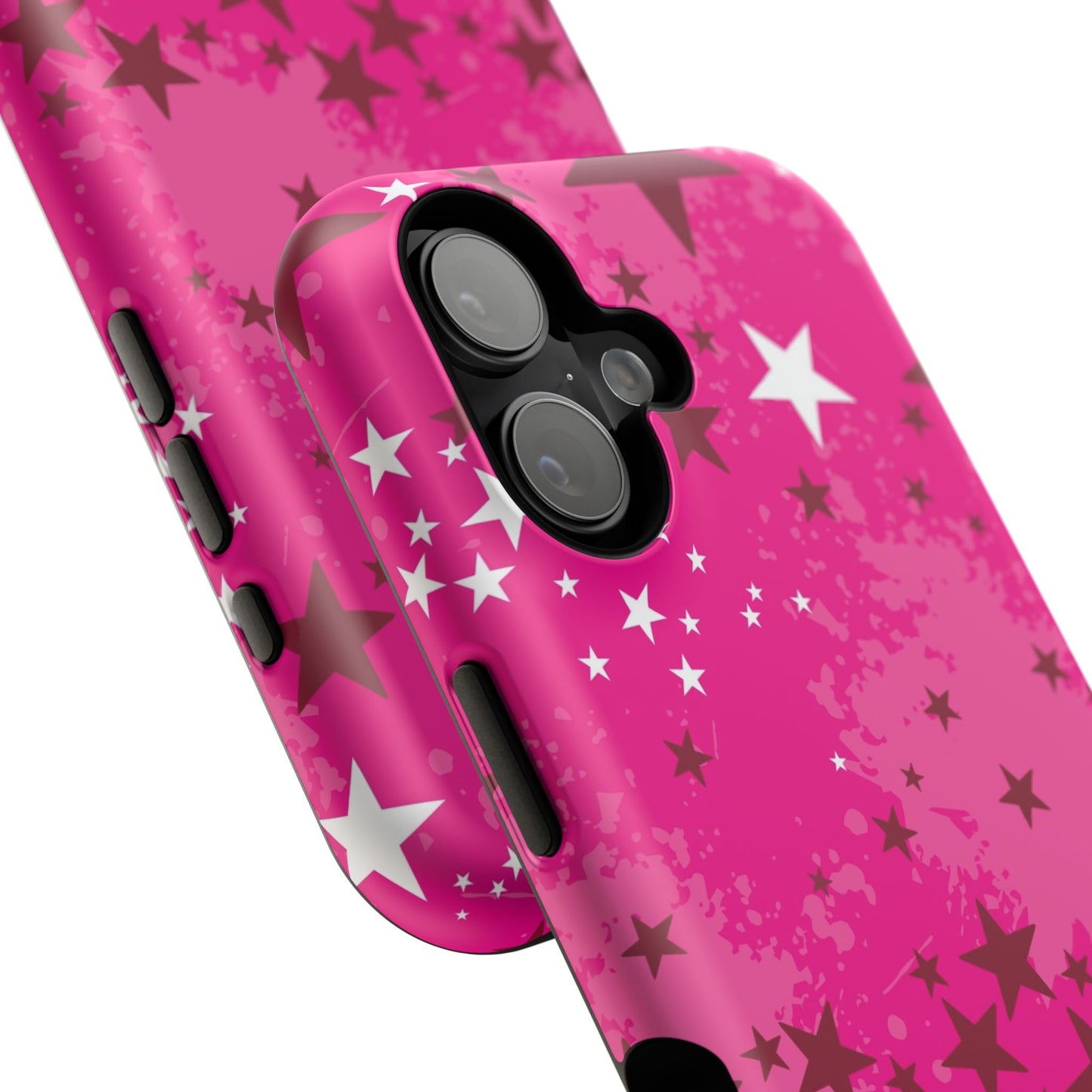 Pink Static Tough iPhone Case