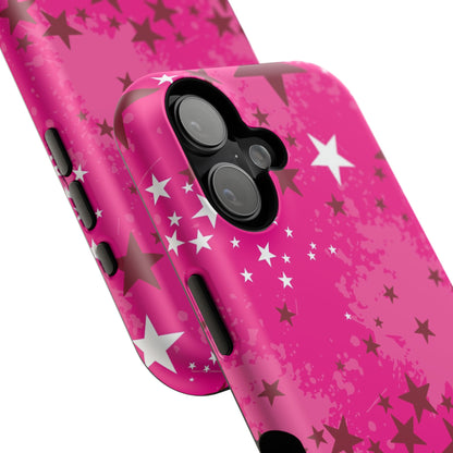 Pink Static Tough iPhone Case