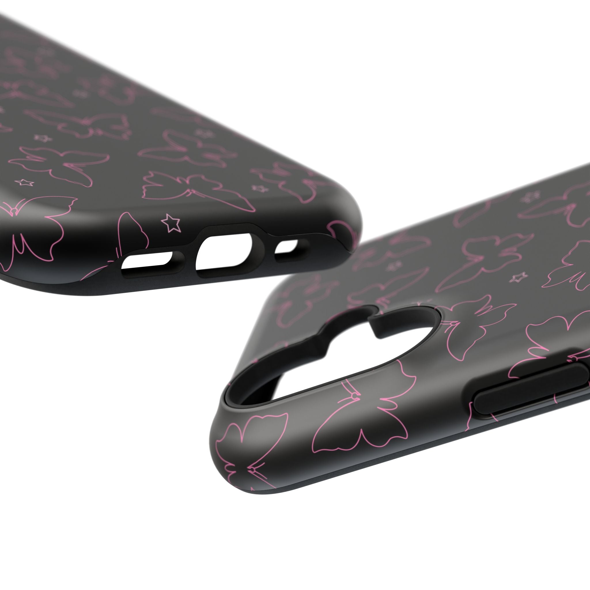 Midnight Flutter Tough iPhone Case