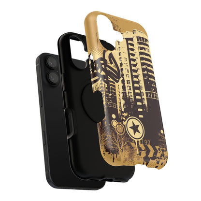Brown City Tough iPhone Case