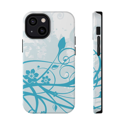 Blue Bloom Tough iPhone Case