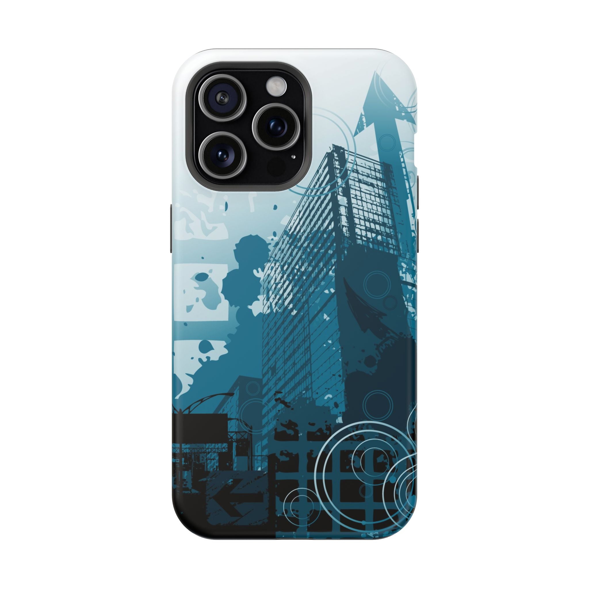 Blue Noise Tough iPhone Case