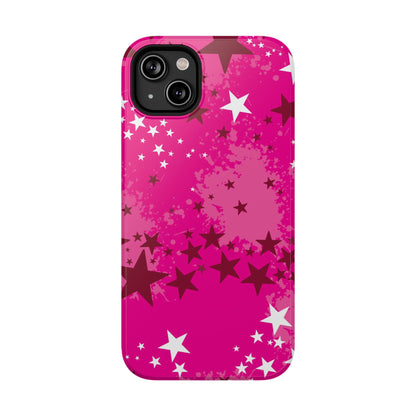 Pink Static Tough iPhone Case