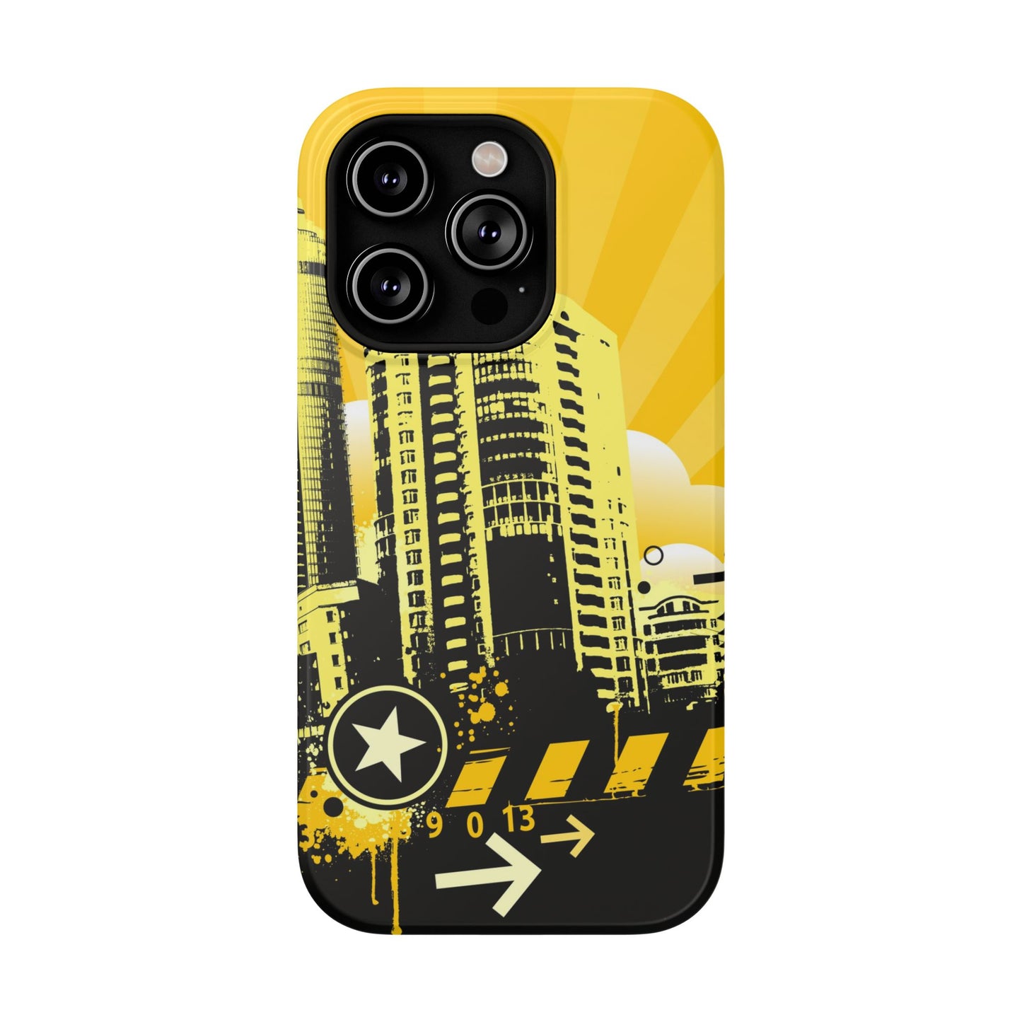 Yellow City Tough iPhone Case