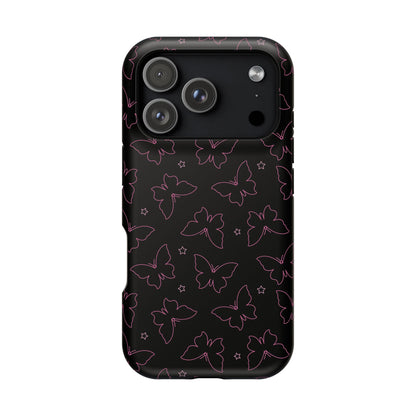 Midnight Flutter MagSafe Tough iPhone Case