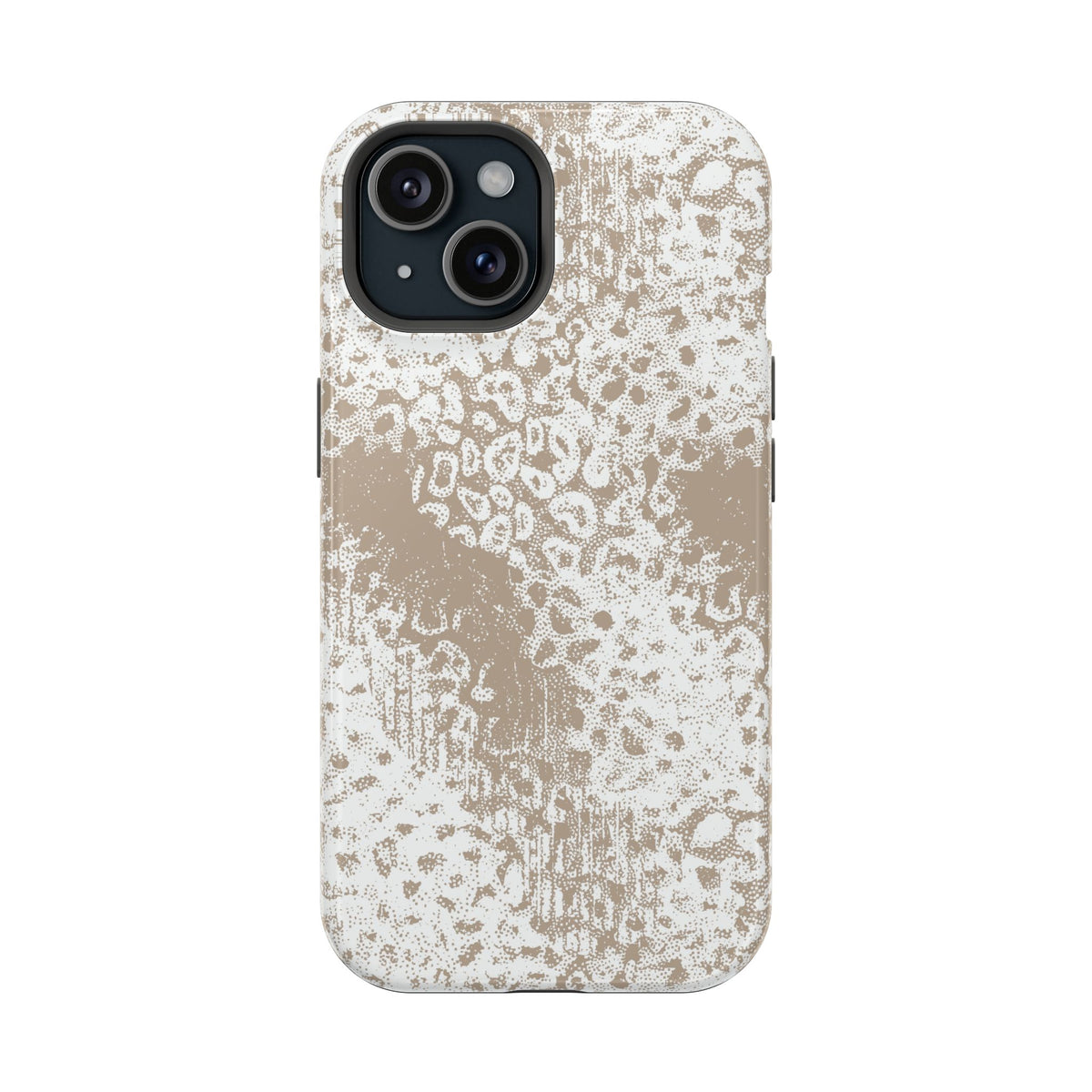 White Leopard MagSafe Tough iPhone Case