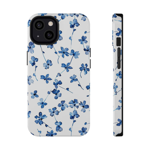 Blue Garden Tough iPhone Case
