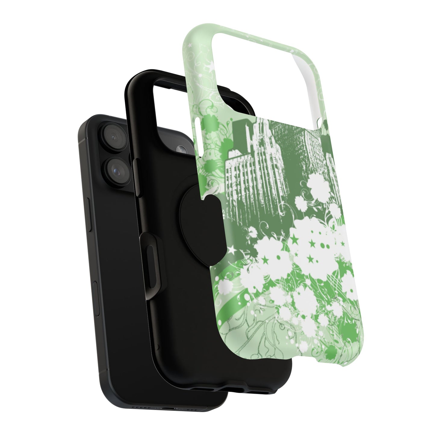 Green City Tough iPhone Case