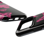 Pink Butterflies Tough iPhone Case
