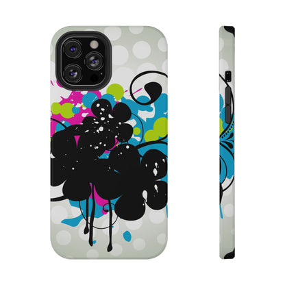 Electric Bloom Tough iPhone Case