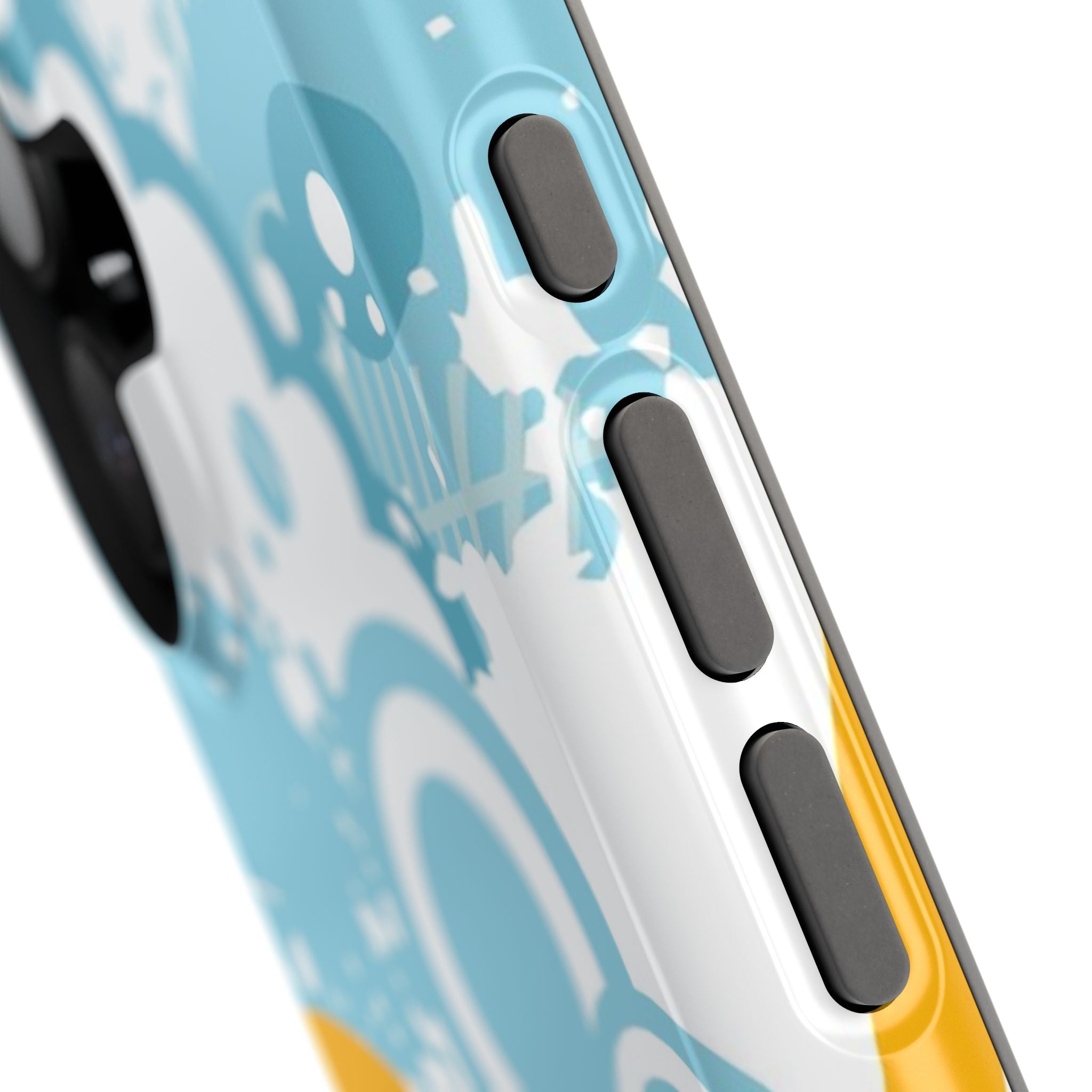 Cloud Circuit Tough iPhone Case
