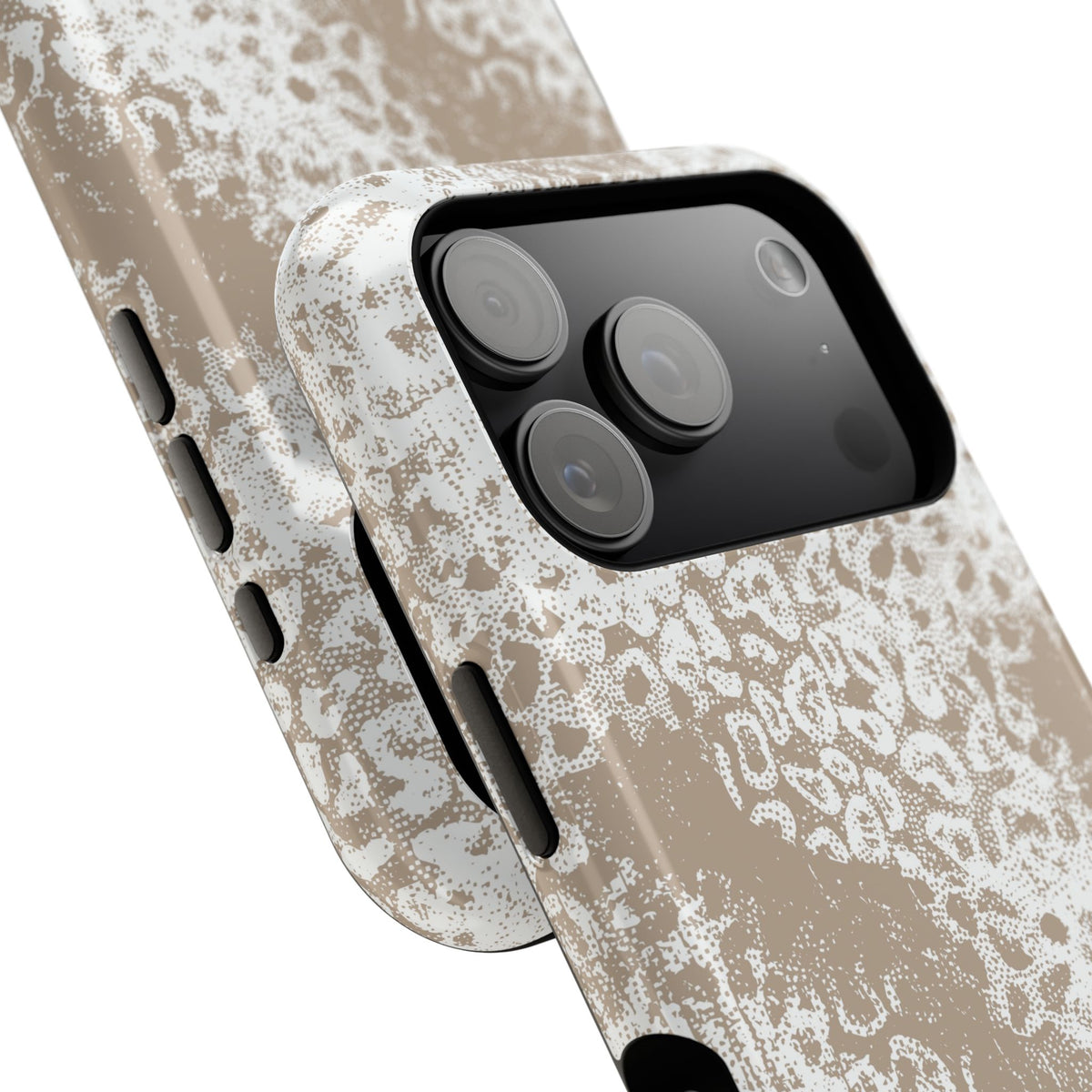 White Leopard MagSafe Tough iPhone Case