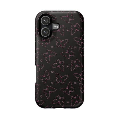 Midnight Flutter MagSafe Tough iPhone Case