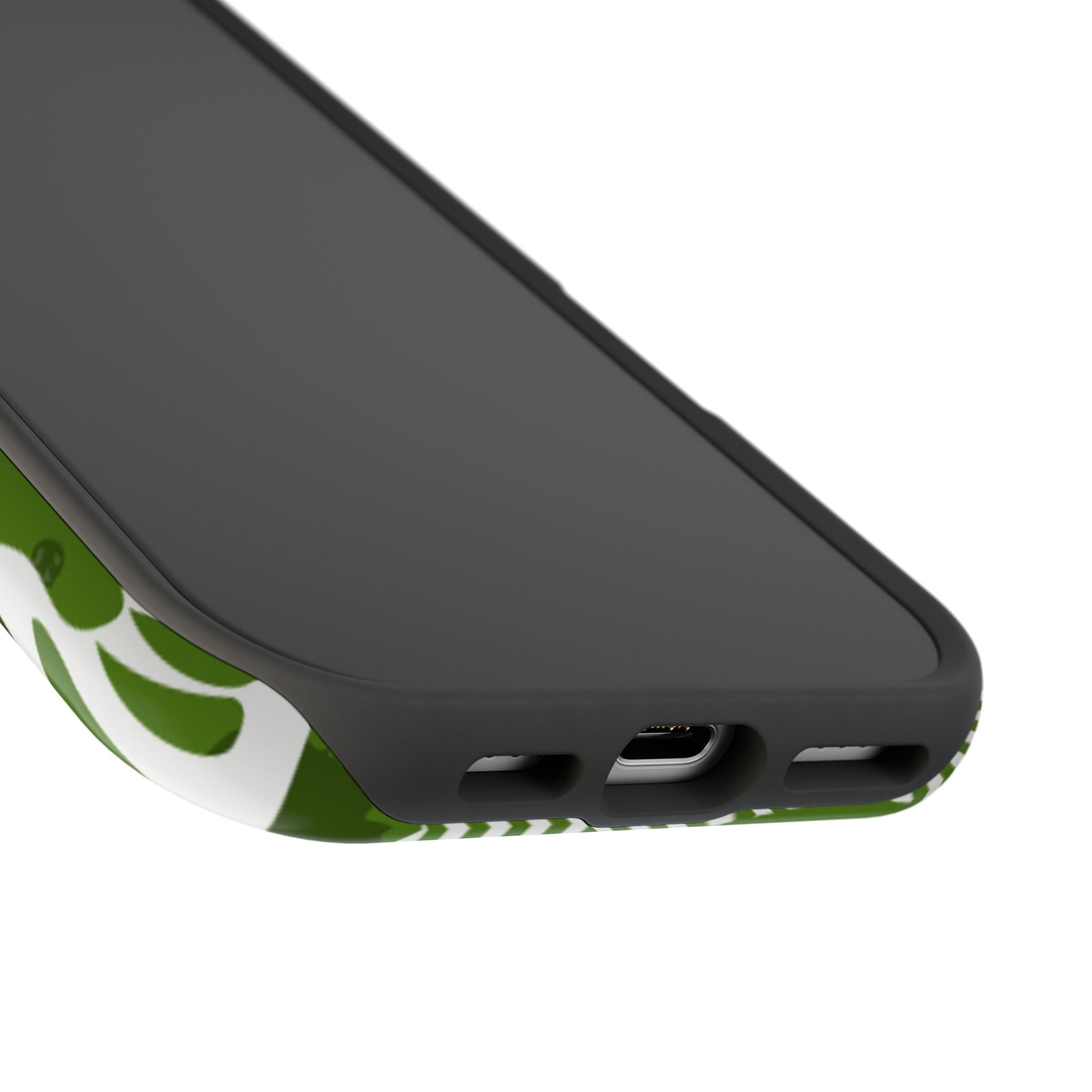 Green Echo Tough iPhone Case