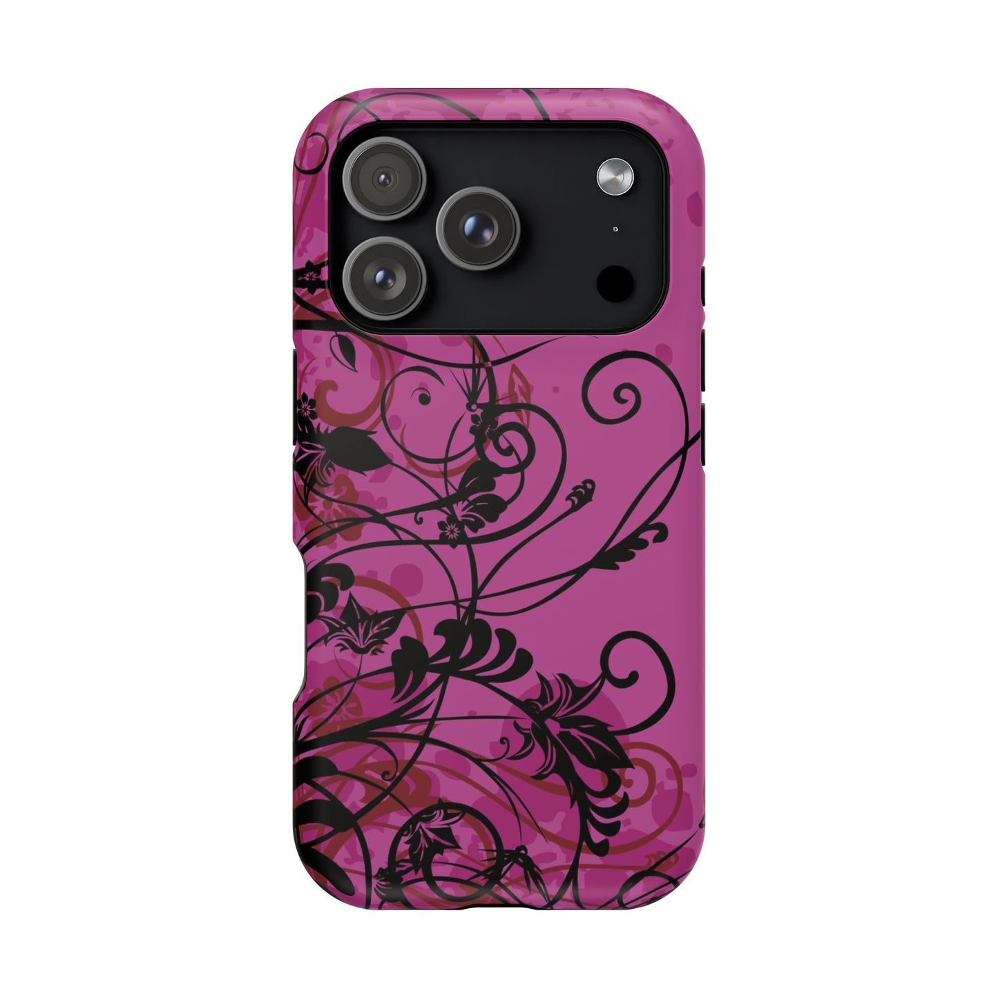 Midnight Petals Tough iPhone Case