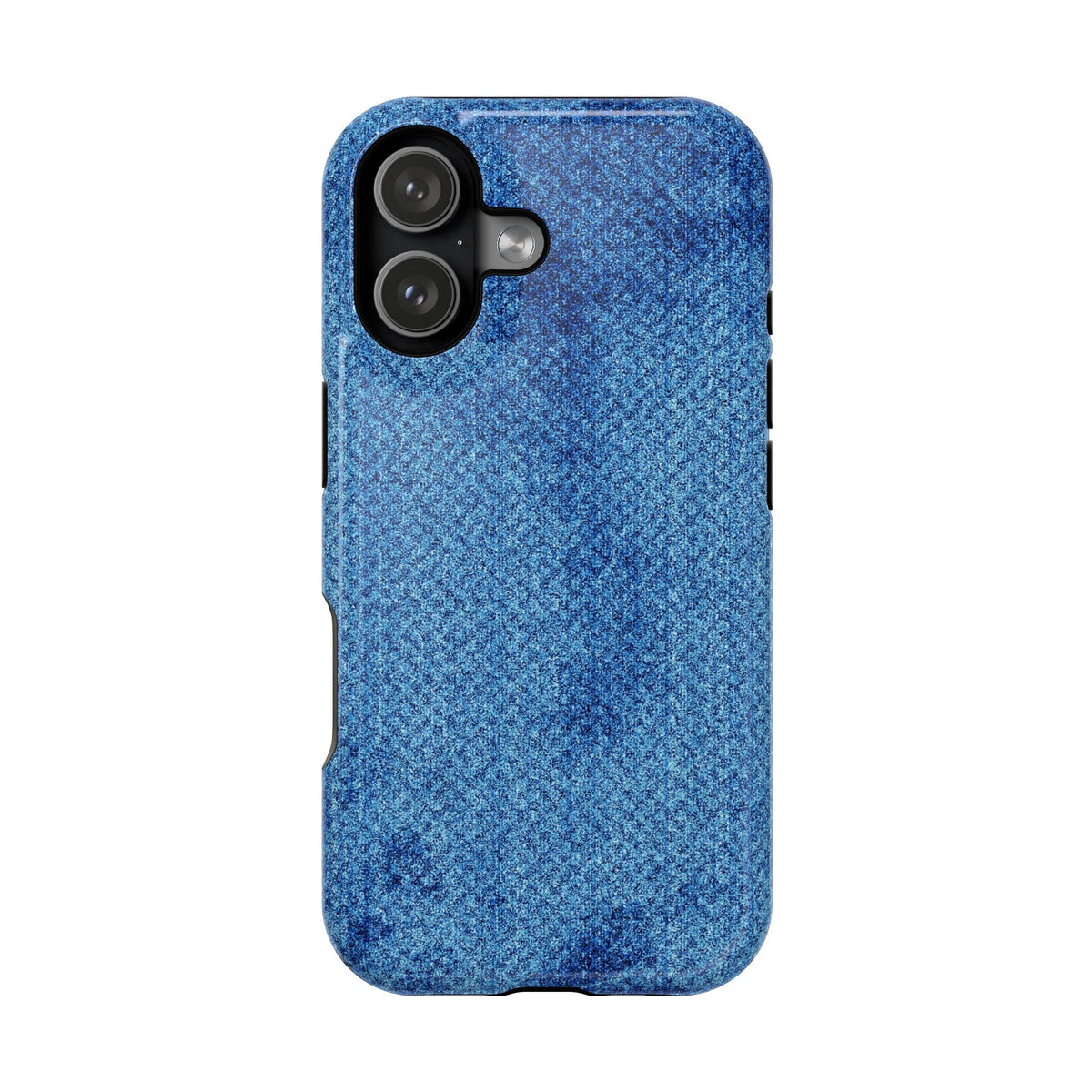 Blue Denim MagSafe Tough iPhone Case