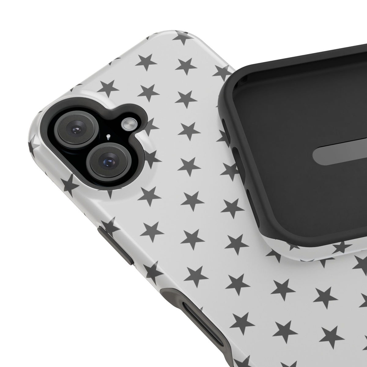 Grey Stars MagSafe Tough iPhone Case