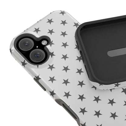 Grey Stars MagSafe Tough iPhone Case