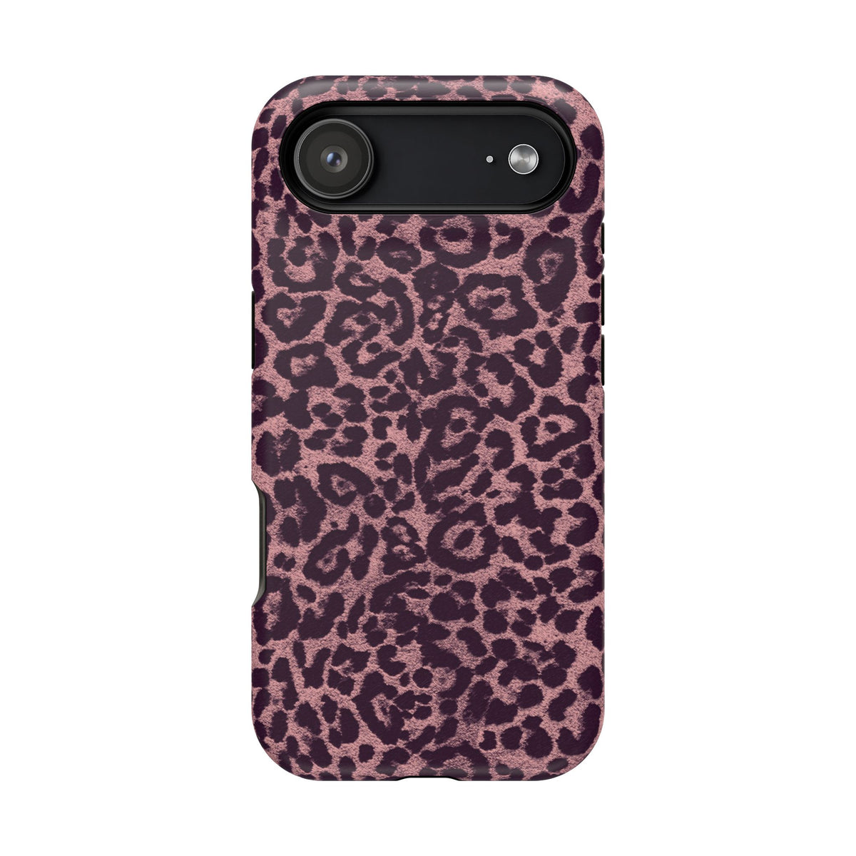 Purple Leopard MagSafe Tough iPhone Case