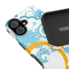Cloud Circuit Tough iPhone Case