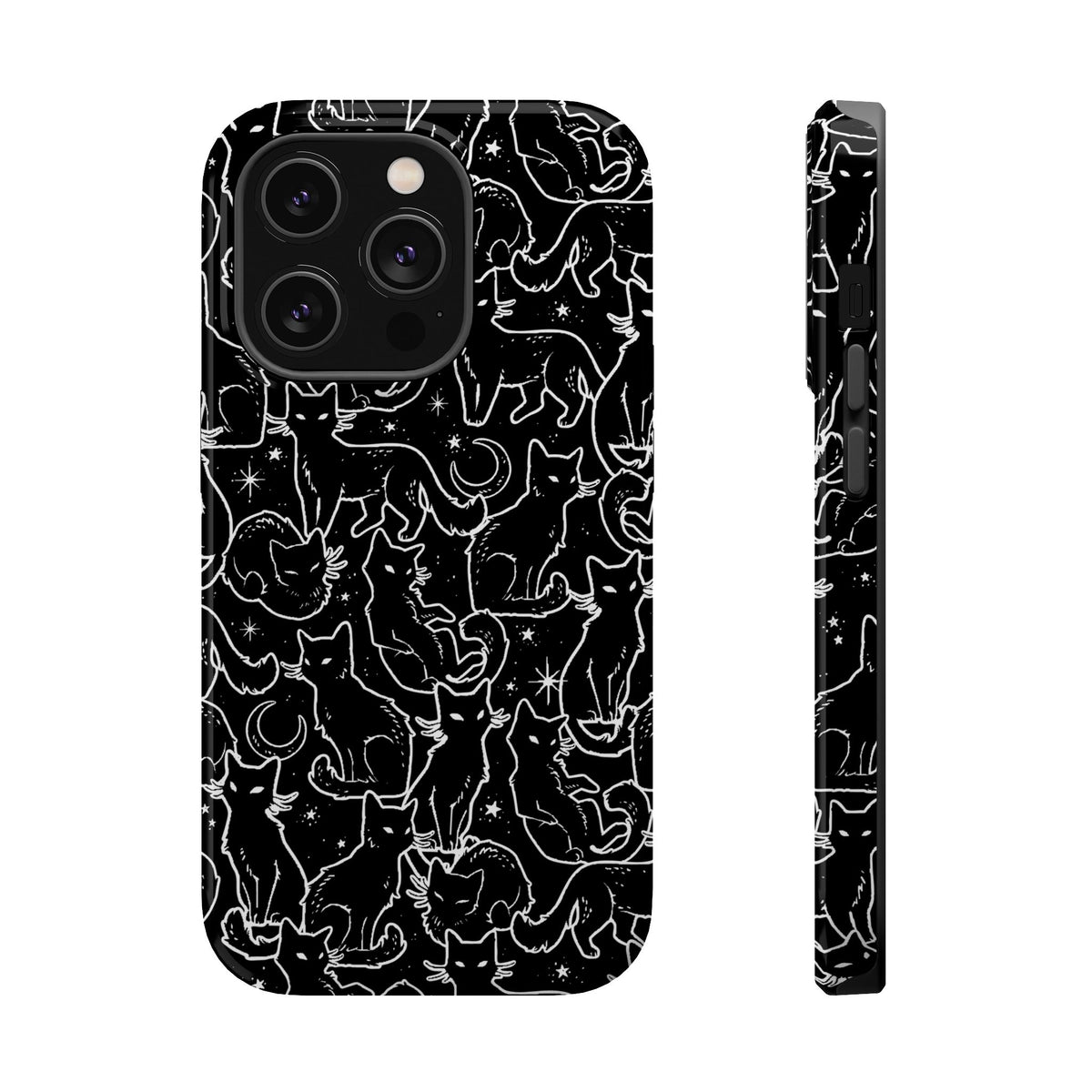 Black Cats MagSafe Tough iPhone Case