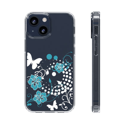 Ocean Bloom Clear Phone Case