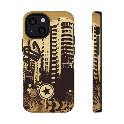 Brown City Tough iPhone Case