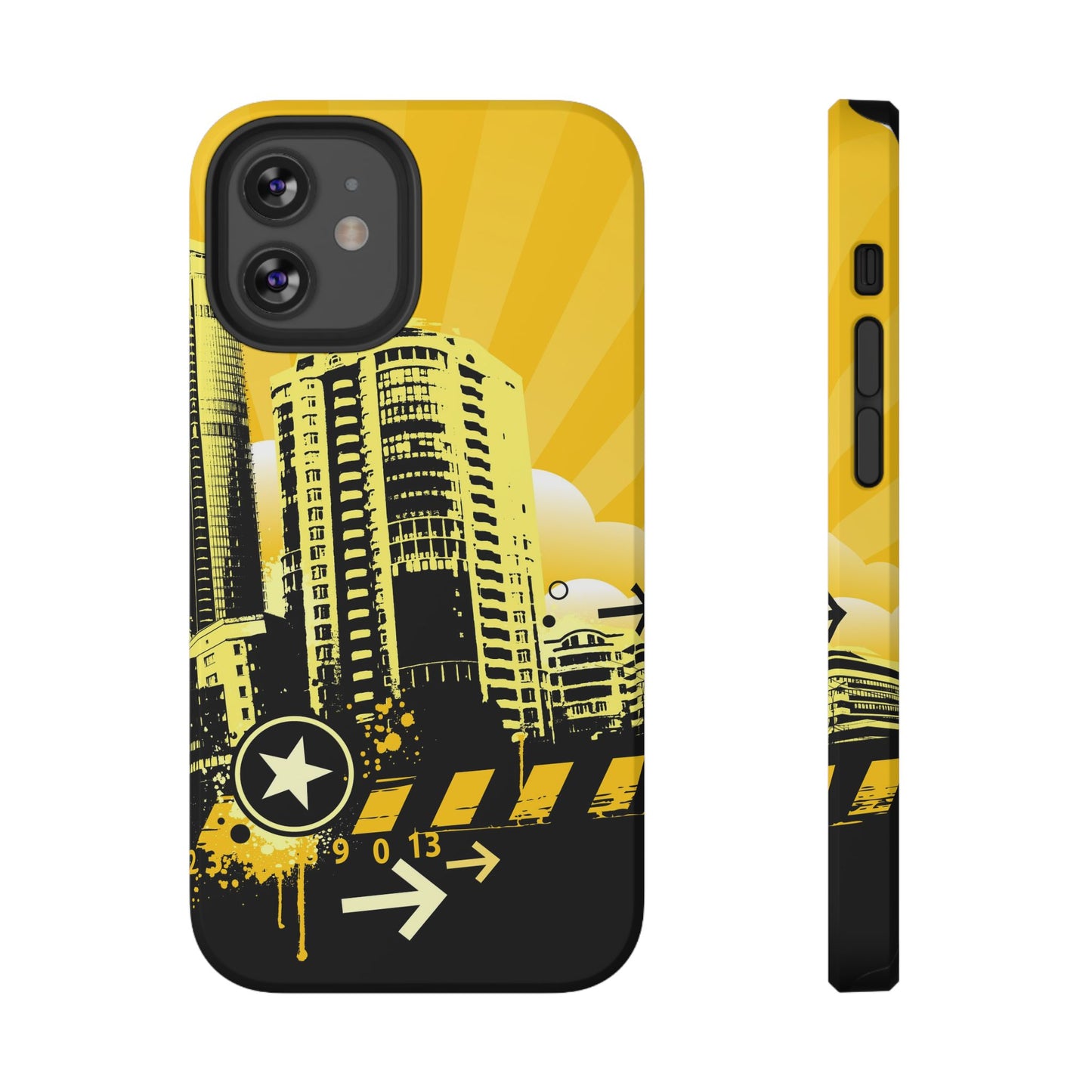 Yellow City Tough iPhone Case