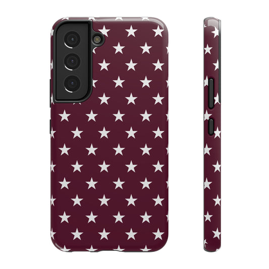Maroon Stars Tough Samsung Case