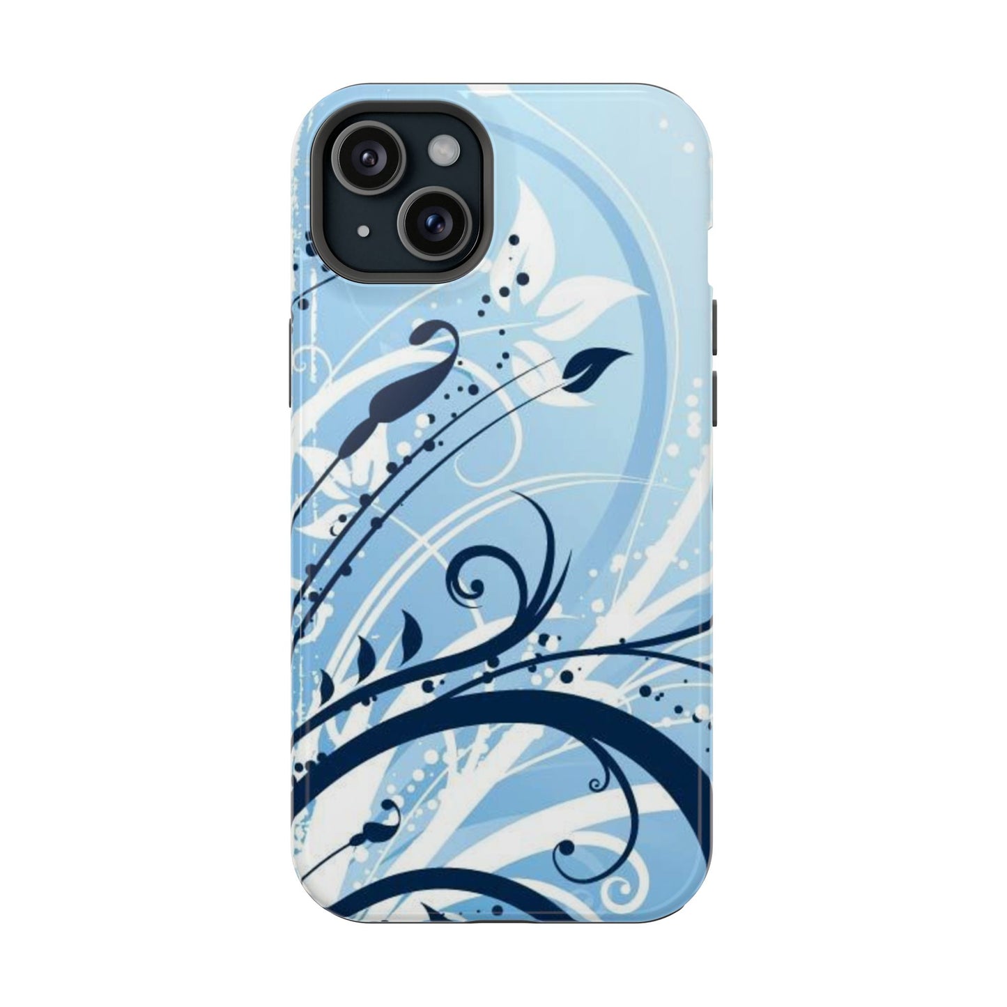 Bloom in Blue Tough iPhone Case