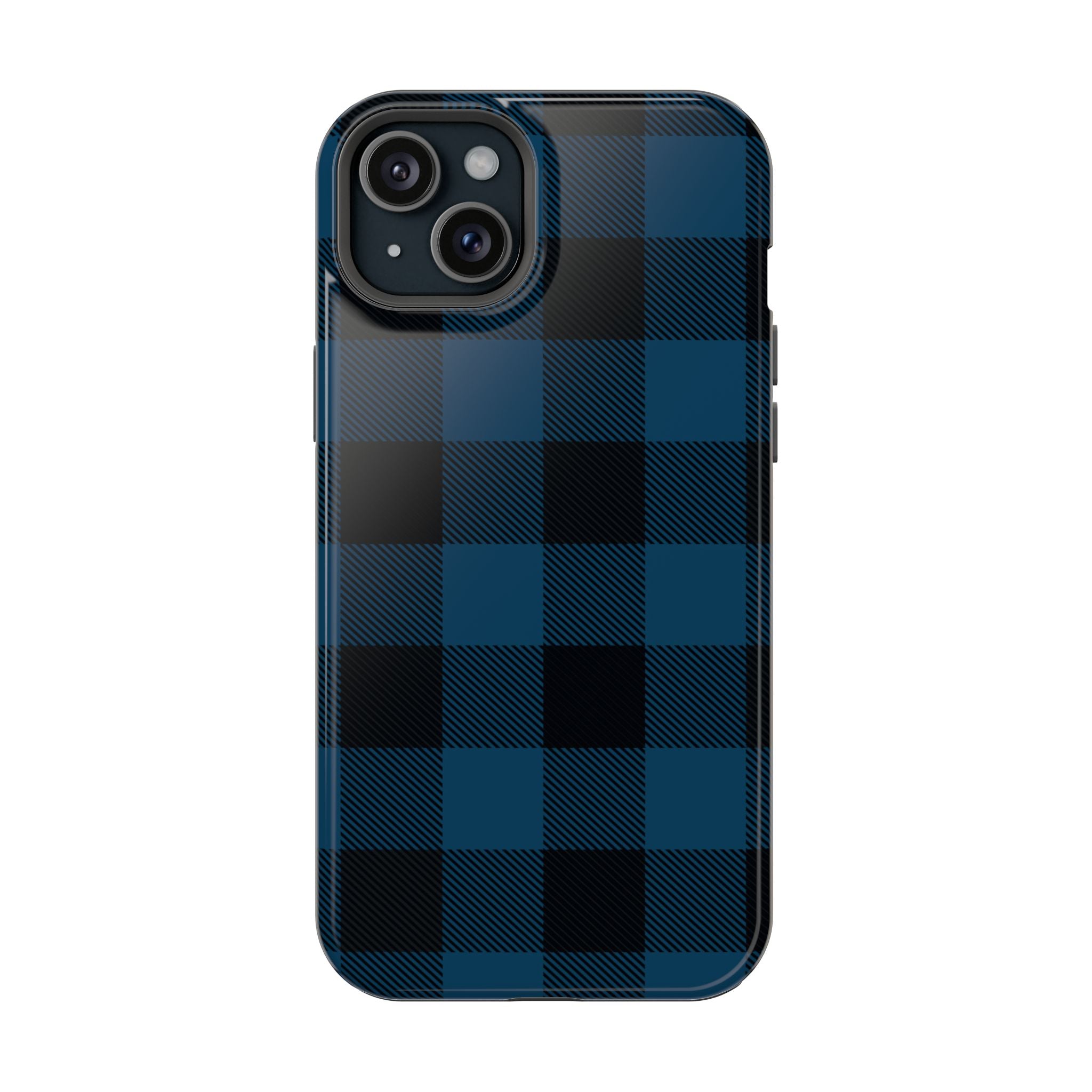 Blue Flannel Tough iPhone Case
