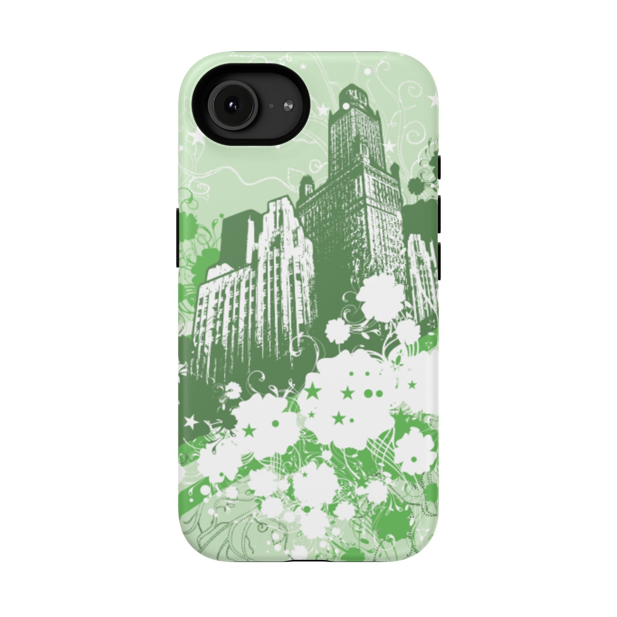 Green City Tough iPhone Case