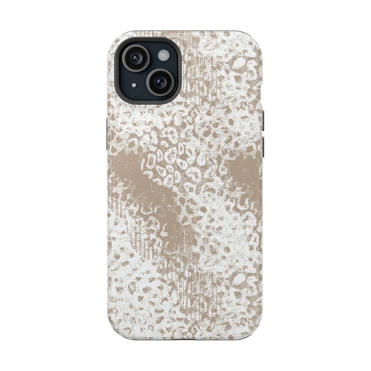White Leopard MagSafe Tough iPhone Case