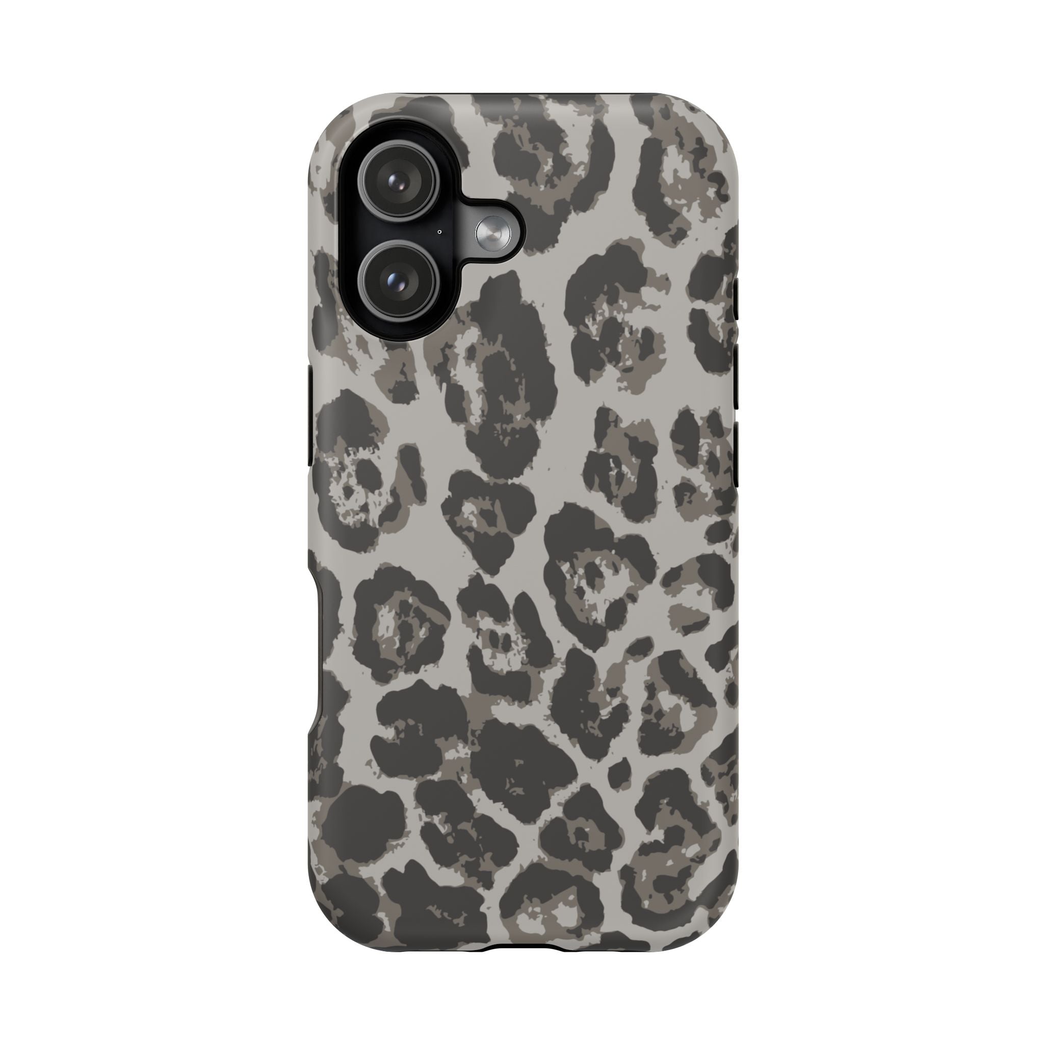 Grey Leopard Tough iPhone Case