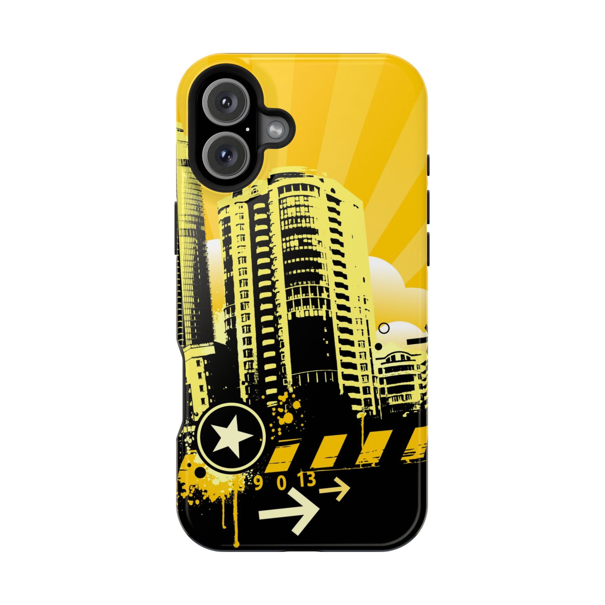 Yellow City Tough iPhone Case