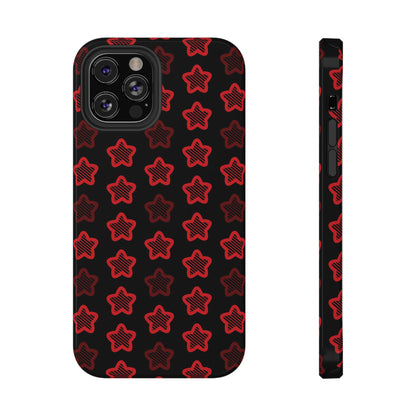 Red Stars Tough iPhone Case