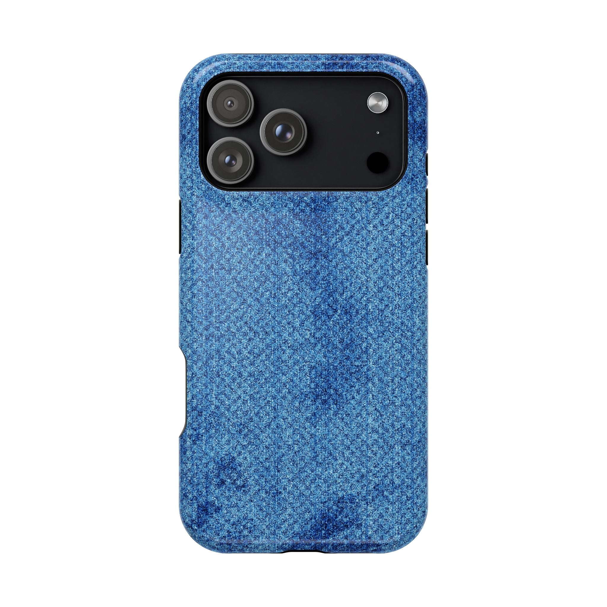 Blue Denim Tough iPhone Case