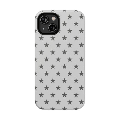 Grey Stars MagSafe Tough iPhone Case
