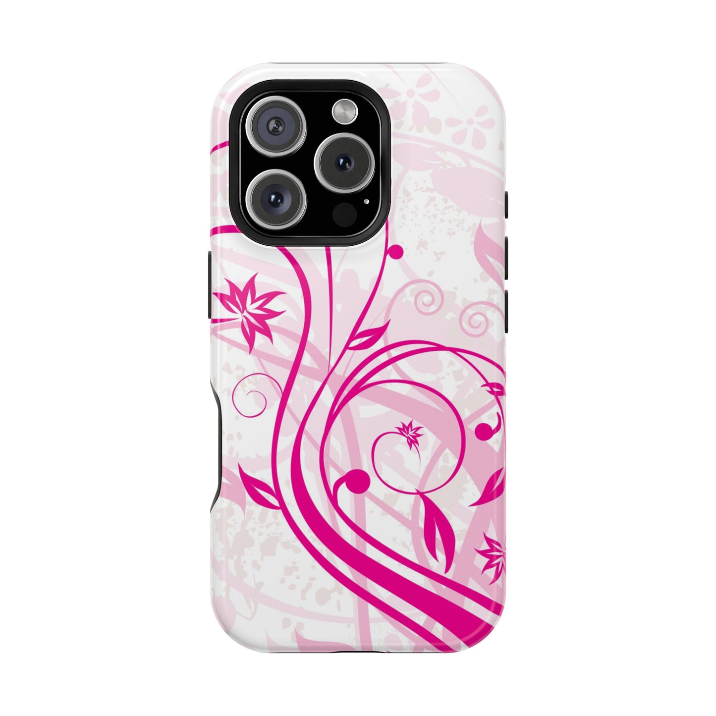 Flora Fuchsia Tough iPhone Case