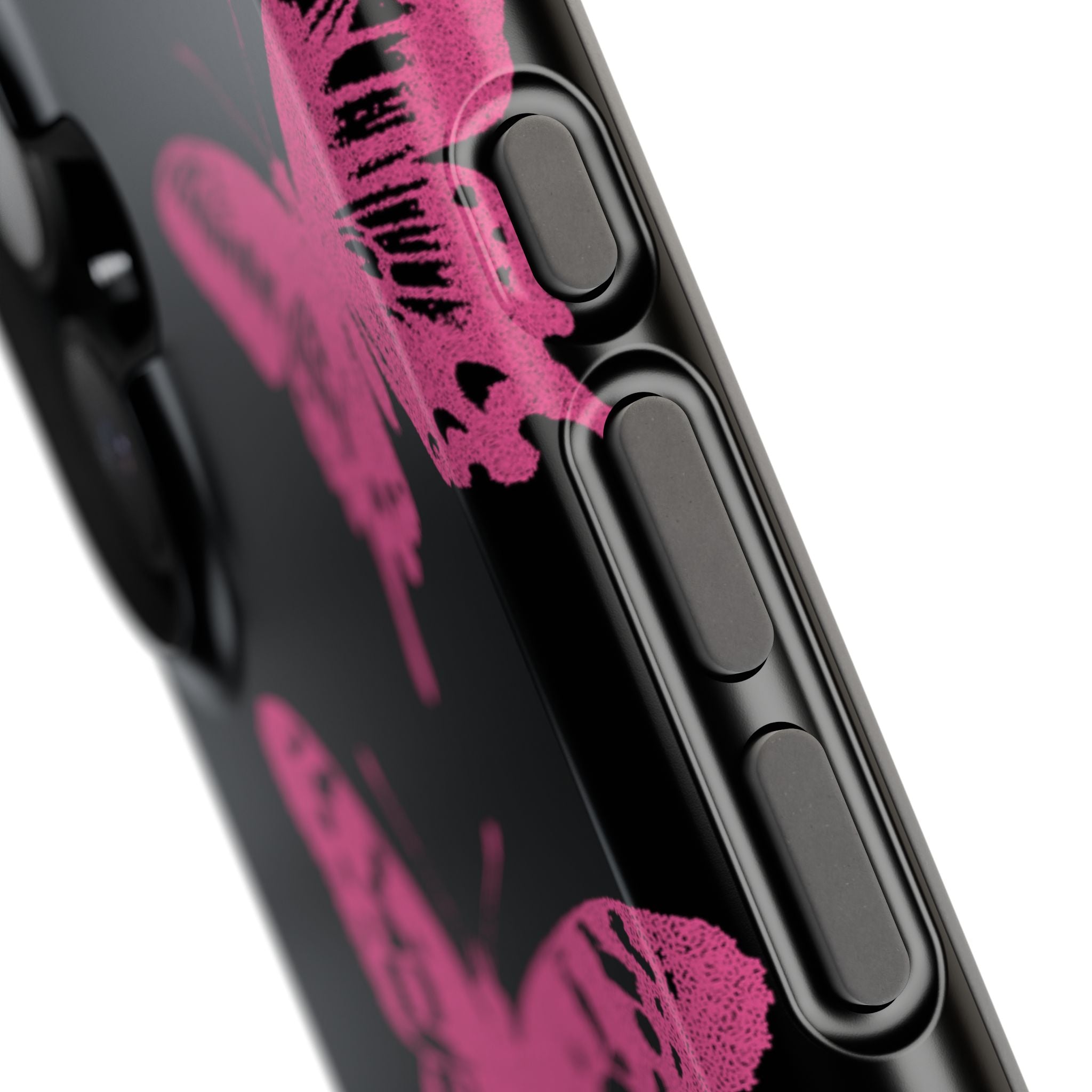 Pink Butterflies Tough iPhone Case
