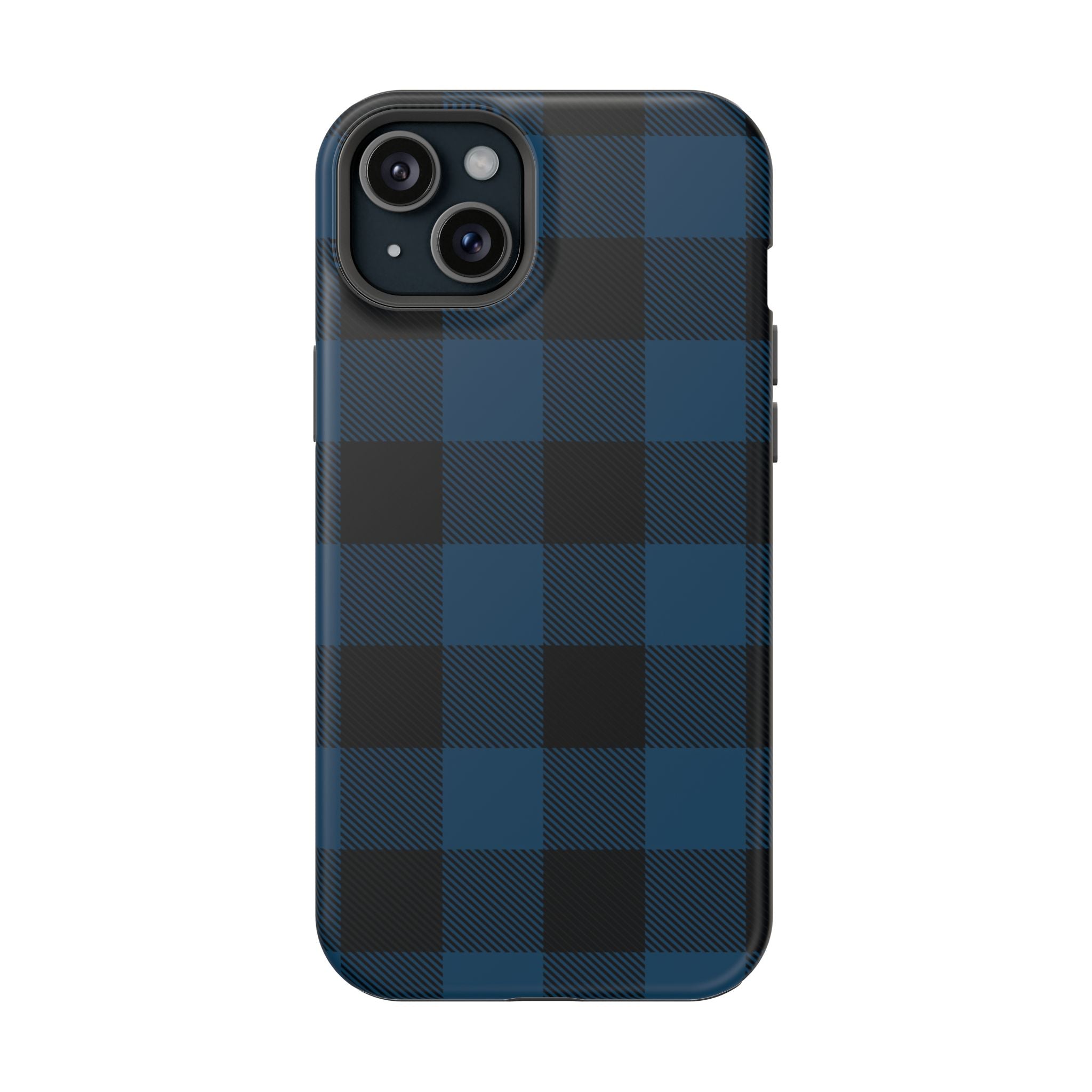 Blue Flannel Tough iPhone Case