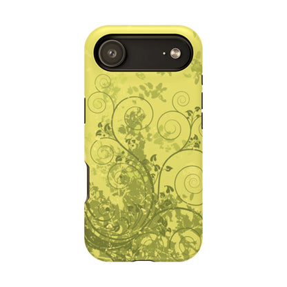 Green Bloom Tough iPhone Case