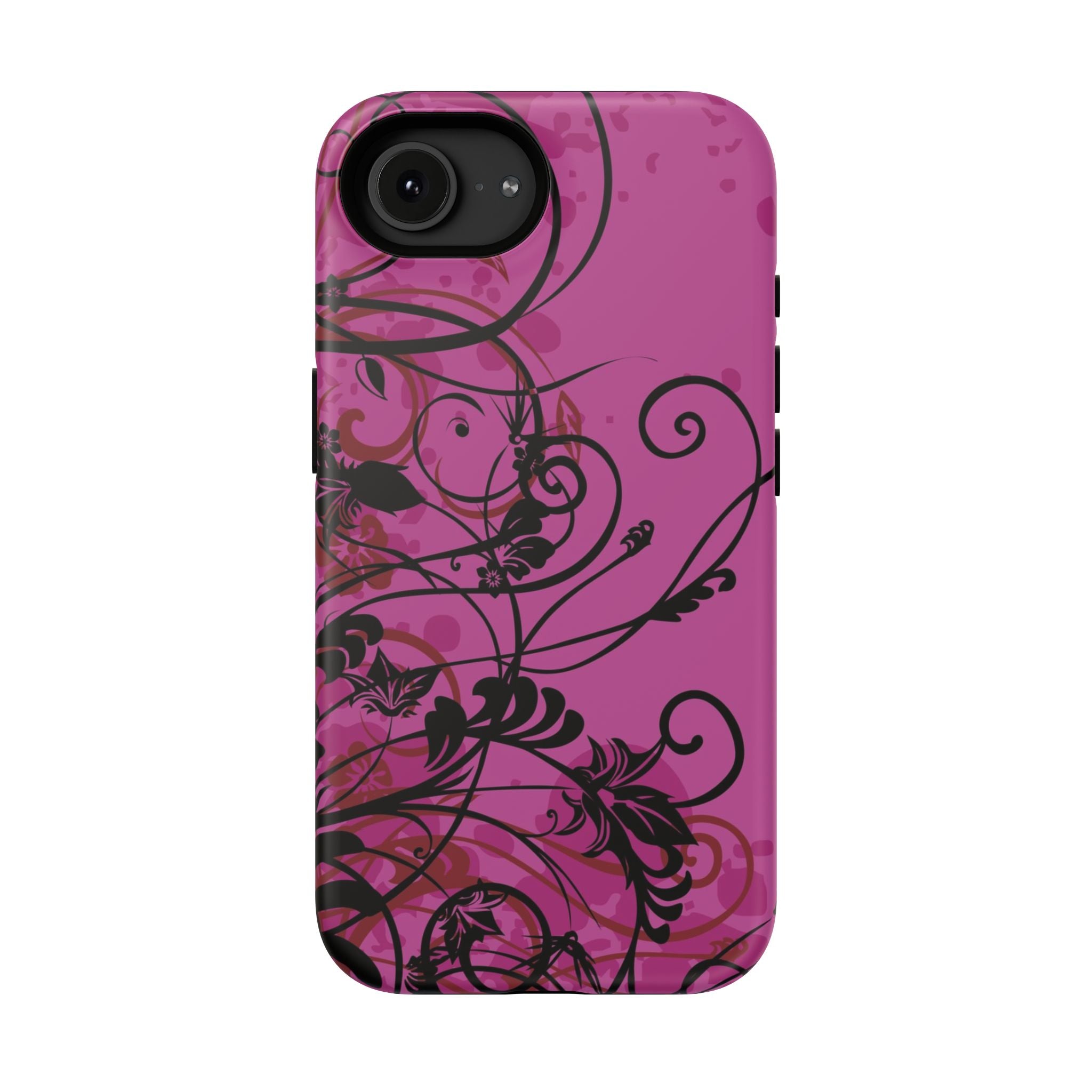 Midnight Petals Tough iPhone Case